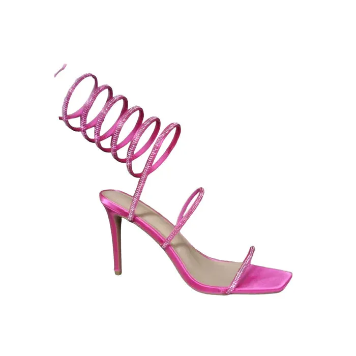 Rhinestone Wrap Around Heels Nars-12