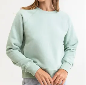 RHYTHM STAYCAY CREW NECK FLEECE - SAGE
