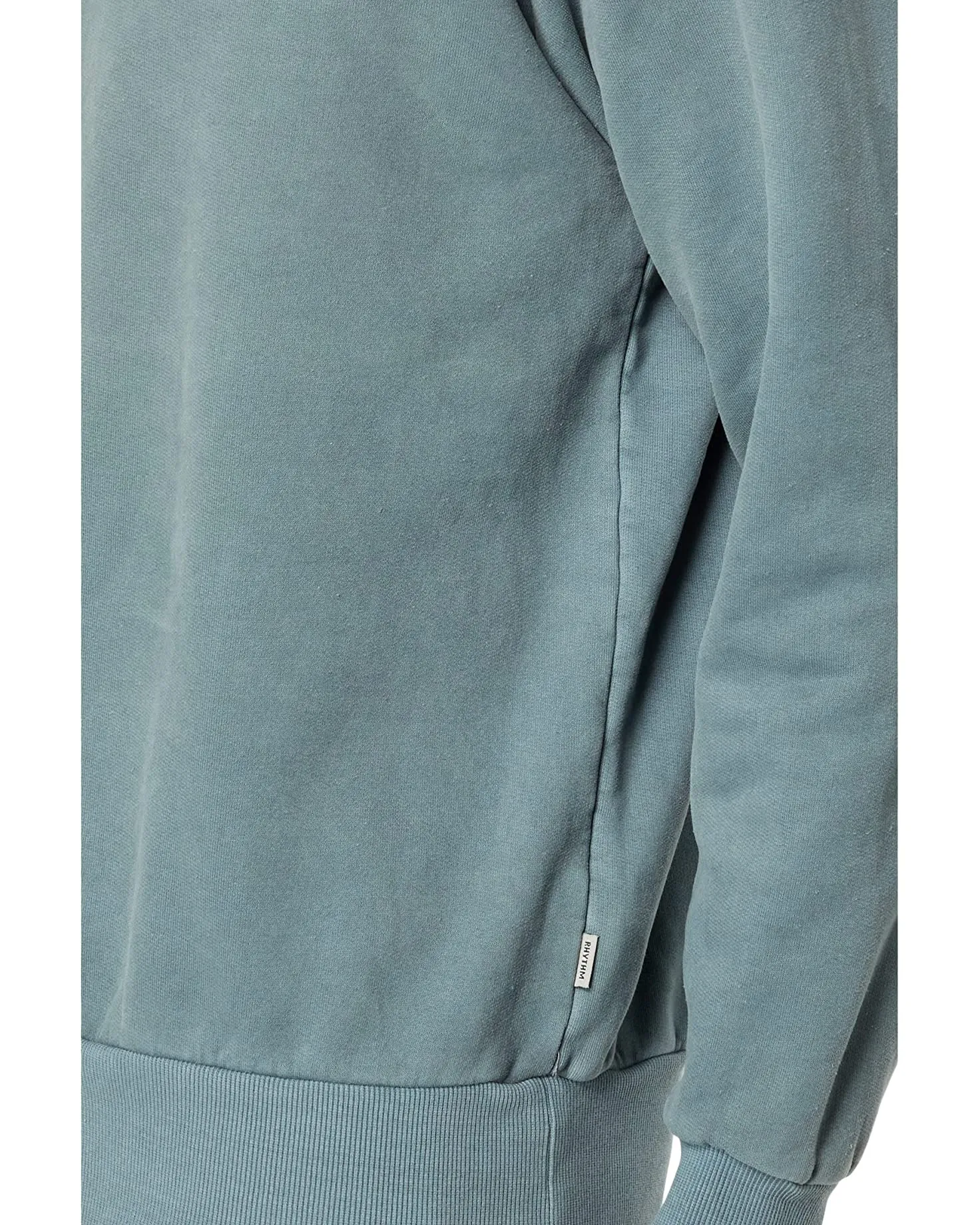 RHYTHM WORN PATH FLEECE CREW - STONE BLUE