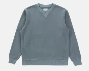 RHYTHM WORN PATH FLEECE CREW - STONE BLUE