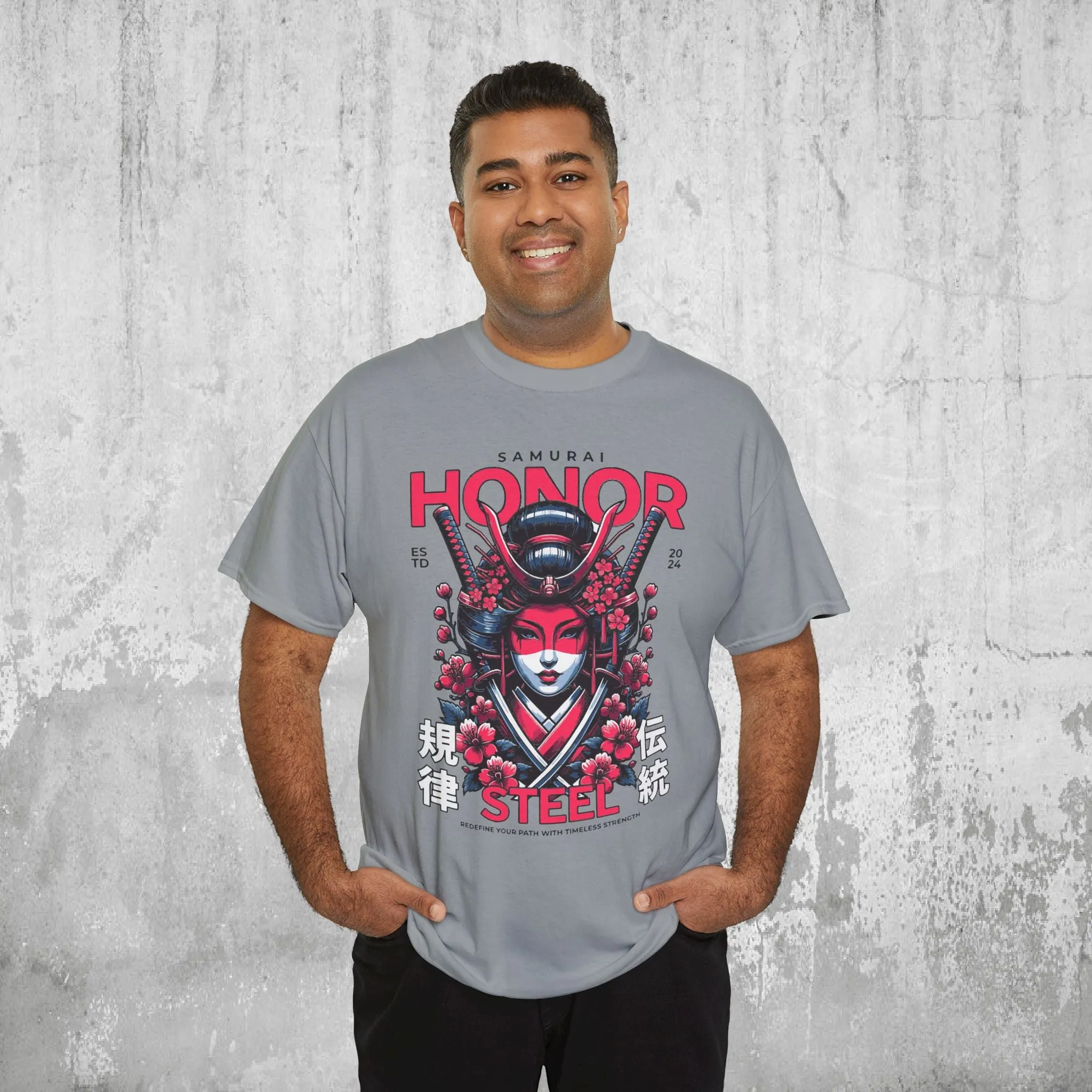 Samurai Honor Graphic Tee – Japanese Warrior Bushido Shirt
