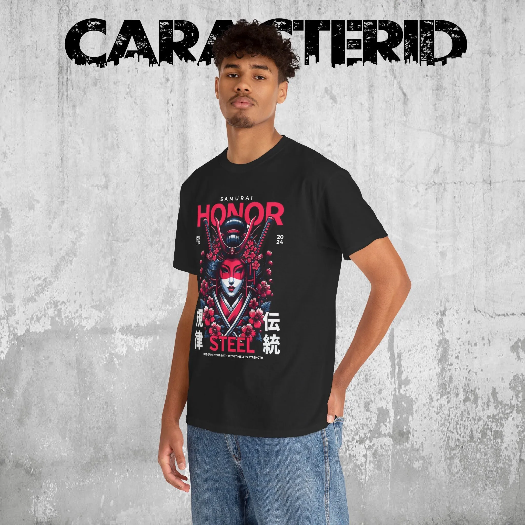 Samurai Honor Graphic Tee – Japanese Warrior Bushido Shirt