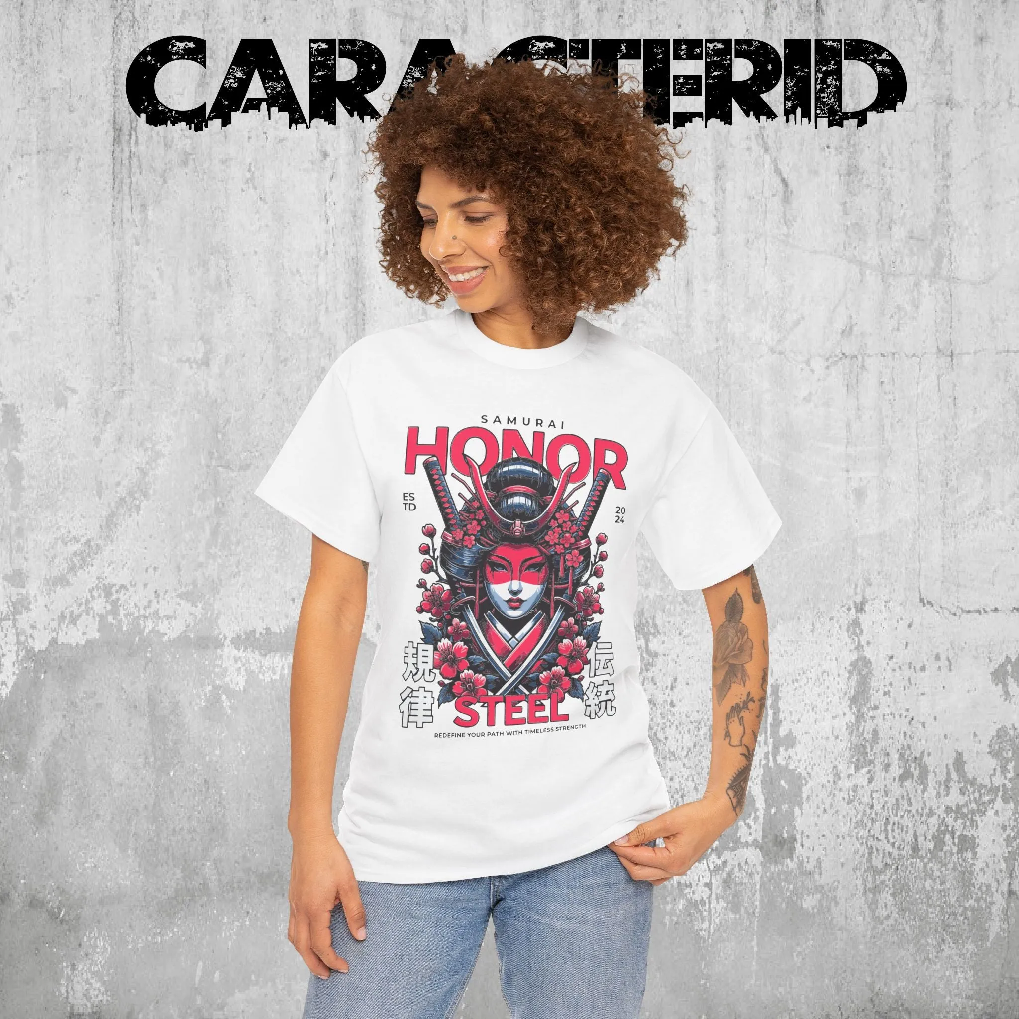 Samurai Honor Graphic Tee – Japanese Warrior Bushido Shirt