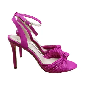 Sandals Heels Stiletto By Jessica Simpson In Pink, Size:9.5
