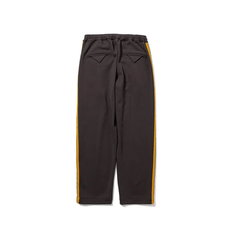 Sasquatchfabrix. Lace Tape Track Straight Pants Charcoal