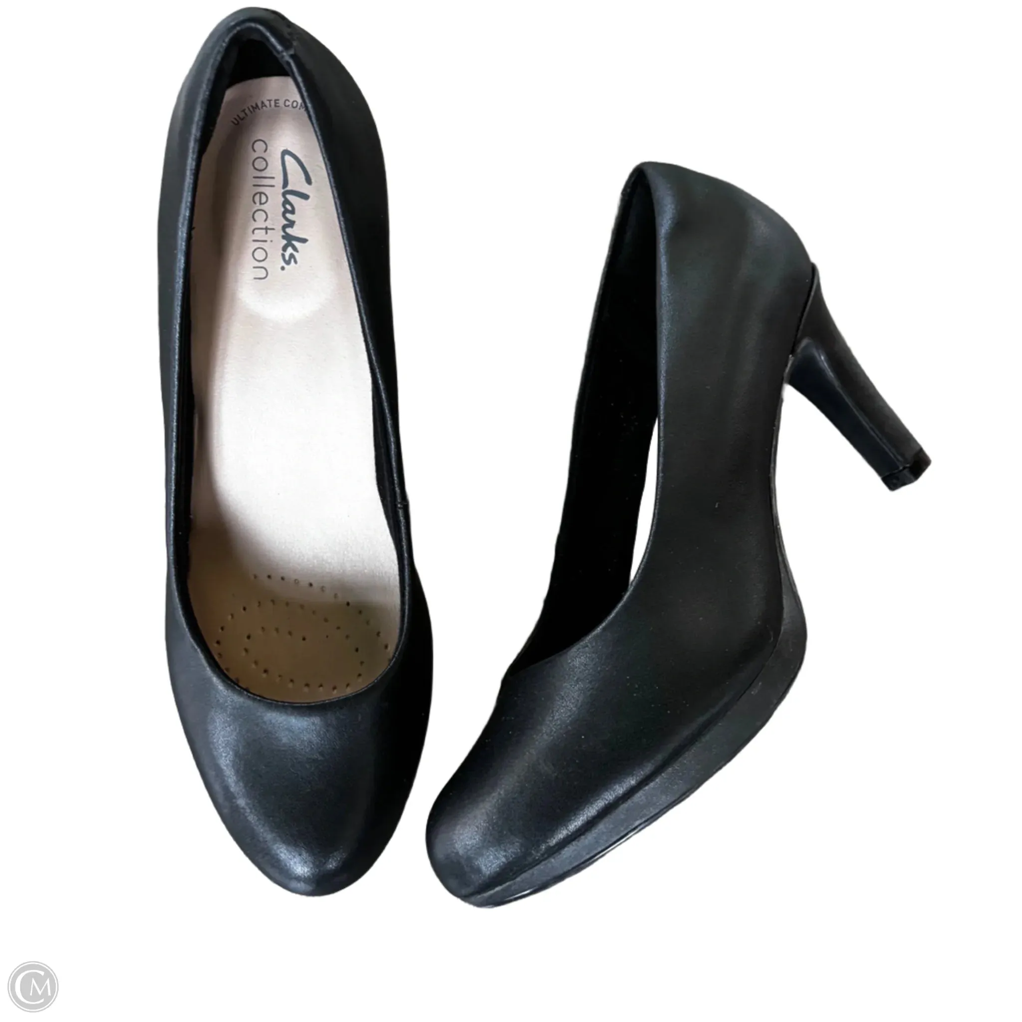 Shoes Heels Stiletto By Clarks In Black, Size: 7