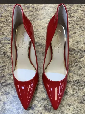 Shoes Heels Stiletto By Jessica Simpson In Red, Size: 8.5