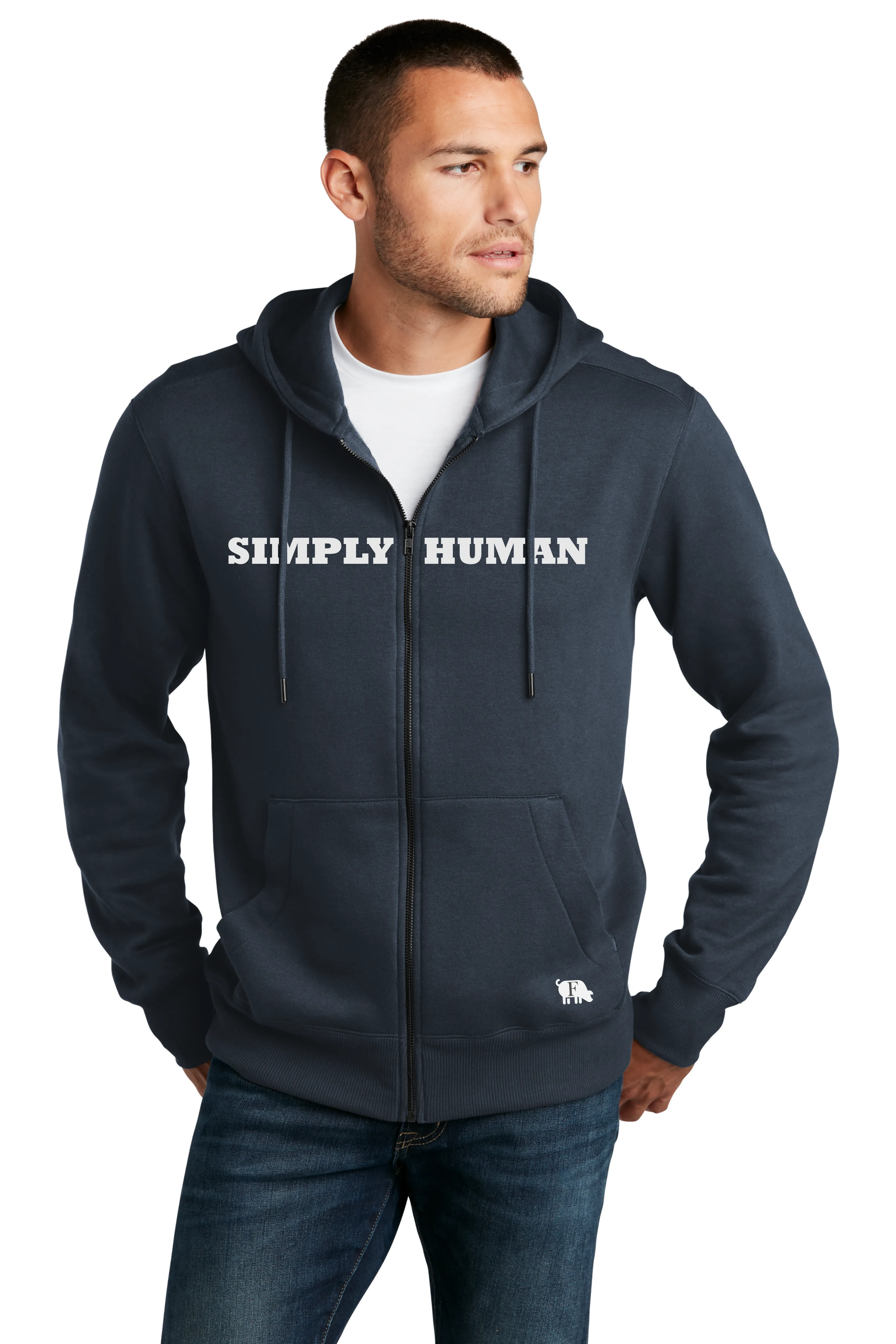 SIMPLY HUMAN All Seasons Full-Zip Hoodie Adult