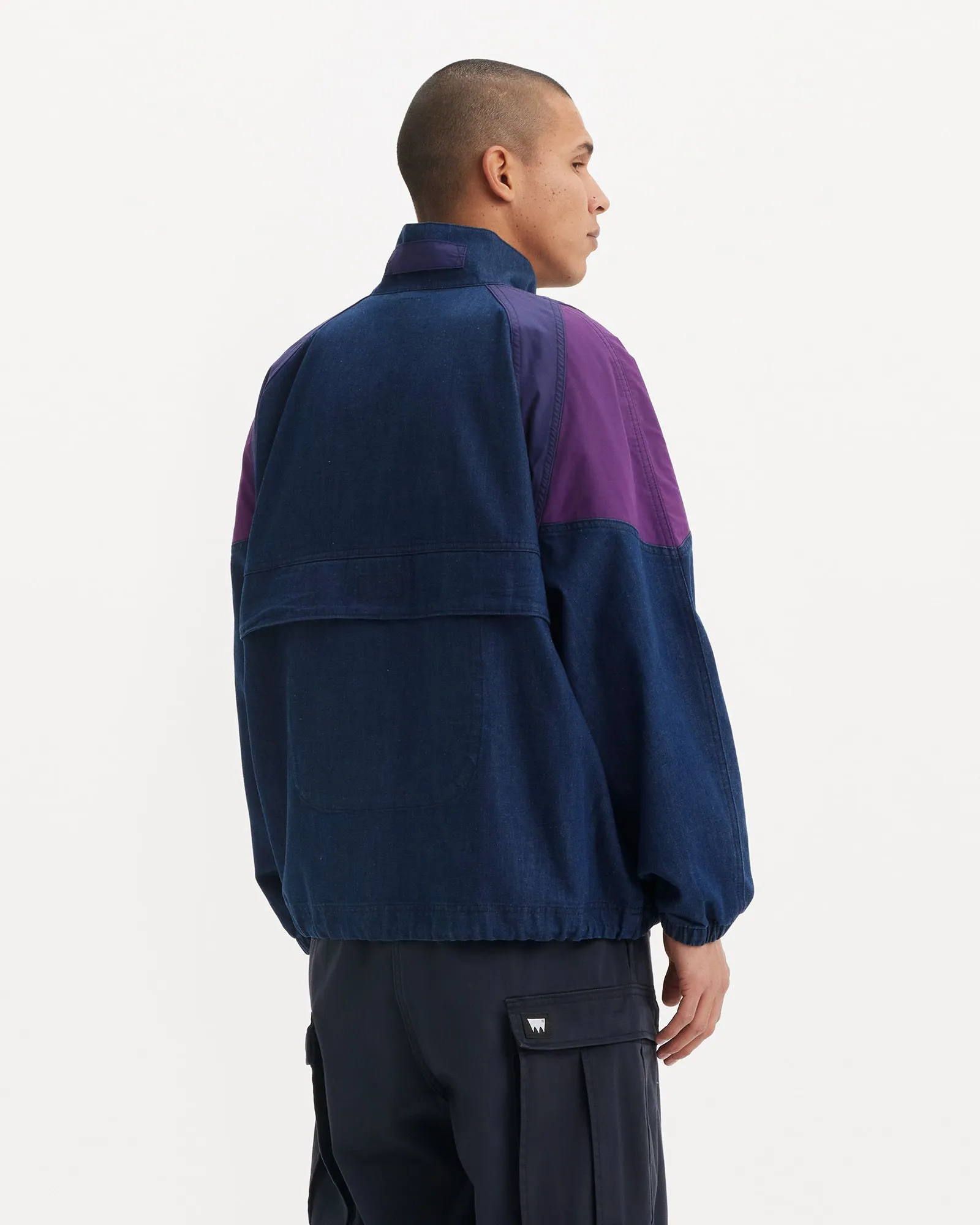 Skate Sport Jacket in Skate Blue & Wine