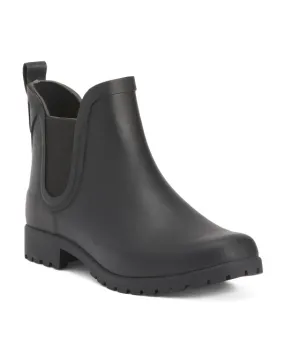 STUART WEITZMAN Slip On Stretch Rain Boots