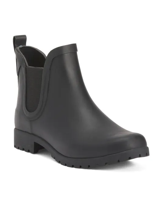 STUART WEITZMAN Slip On Stretch Rain Boots