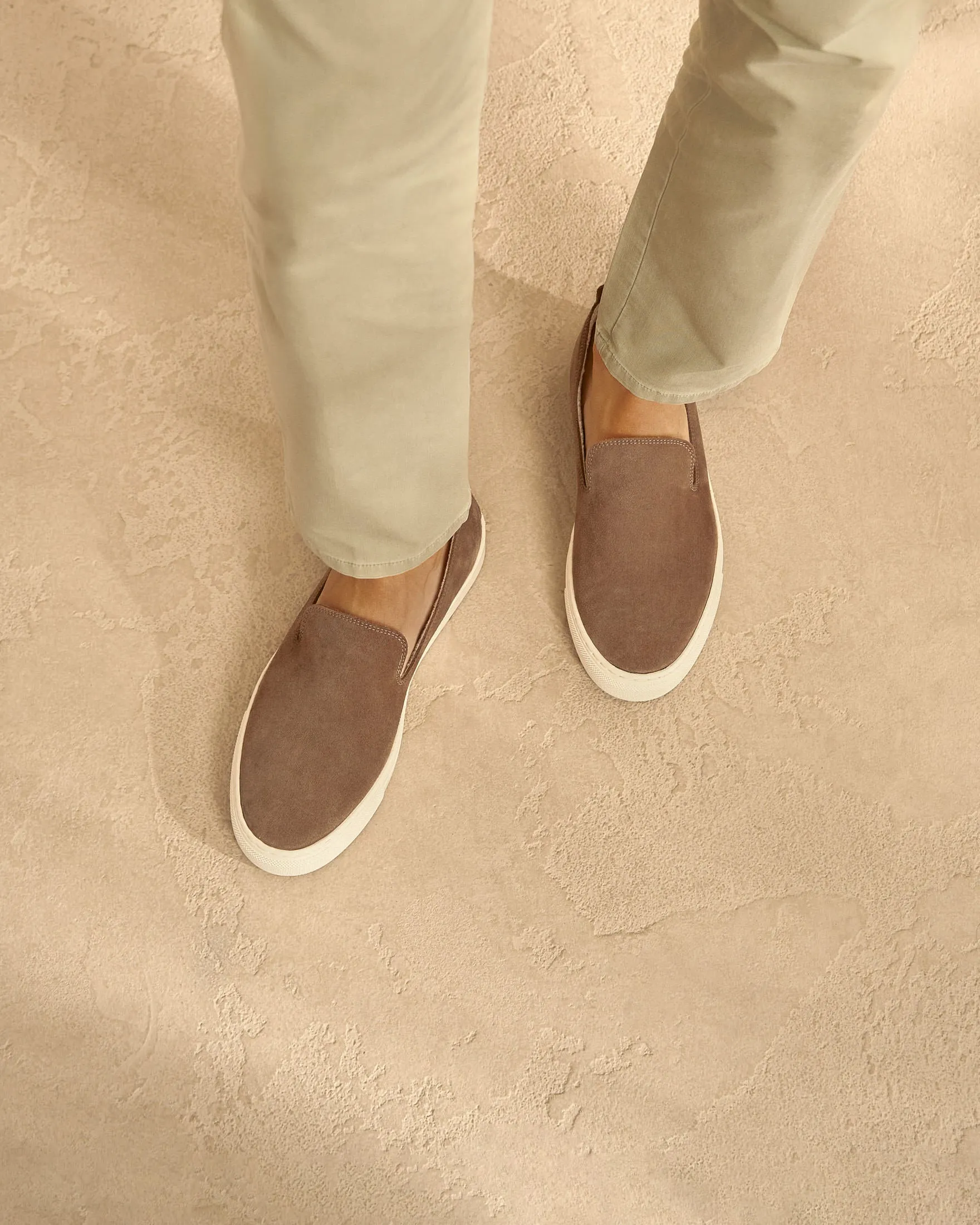 Suede Slip-On - M29SP - Hamptons Moka