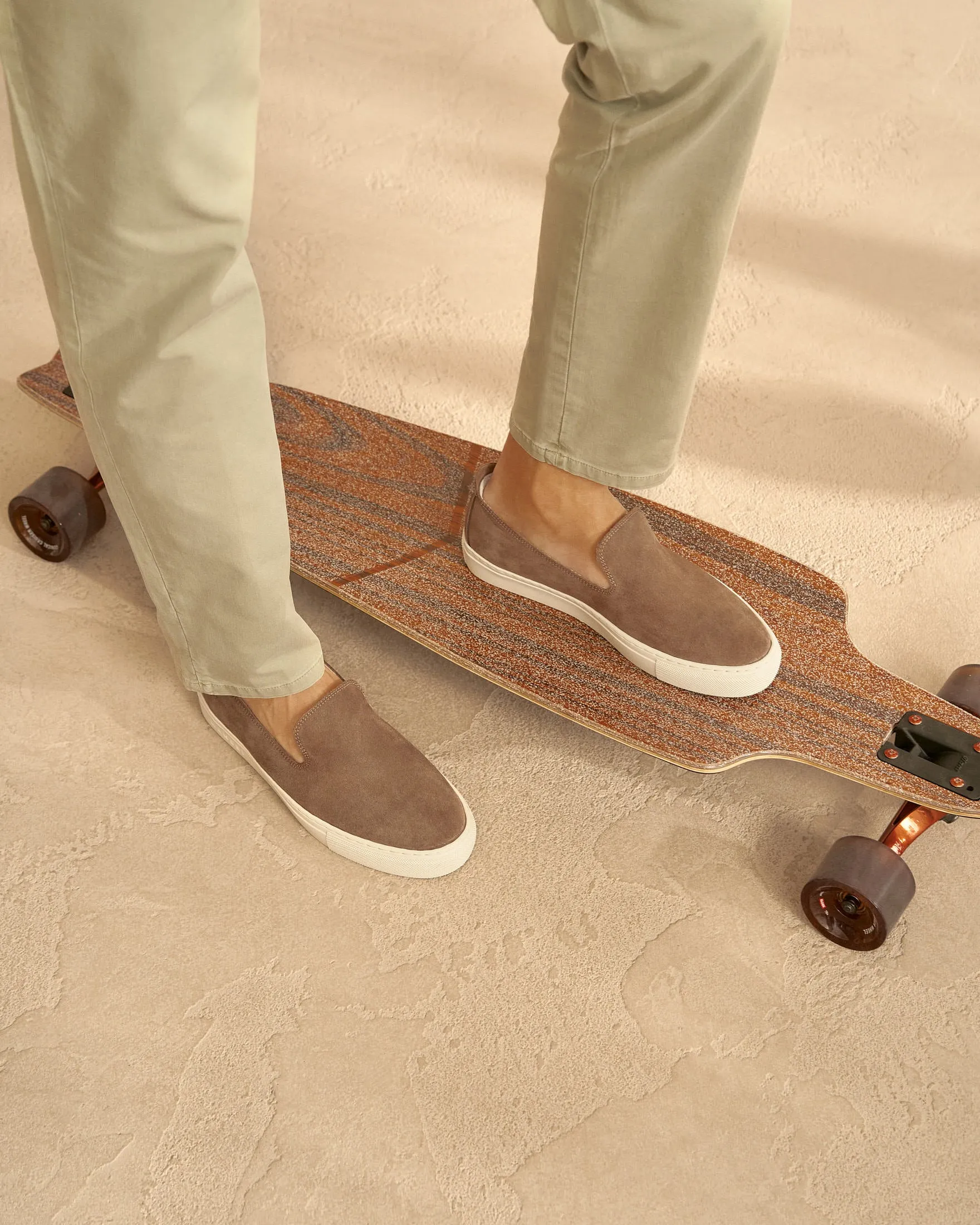 Suede Slip-On - M29SP - Hamptons Moka