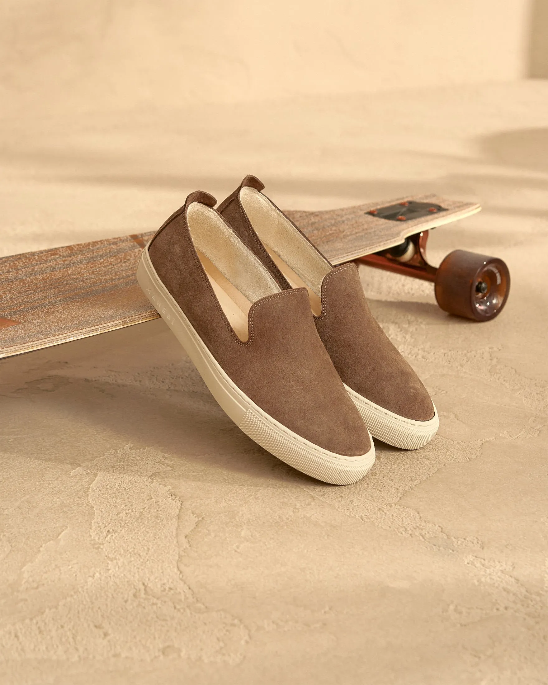 Suede Slip-On - M29SP - Hamptons Moka
