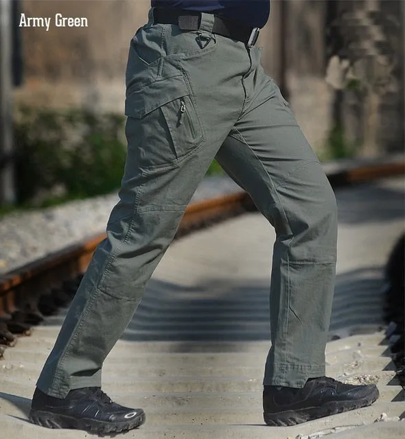 Tactical Cargo Pants Men Combat Army Military Pants Cotton Many Pockets Stretch Flexible Man Casual Trousers