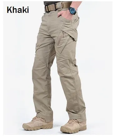 Tactical Cargo Pants Men Combat Army Military Pants Cotton Many Pockets Stretch Flexible Man Casual Trousers