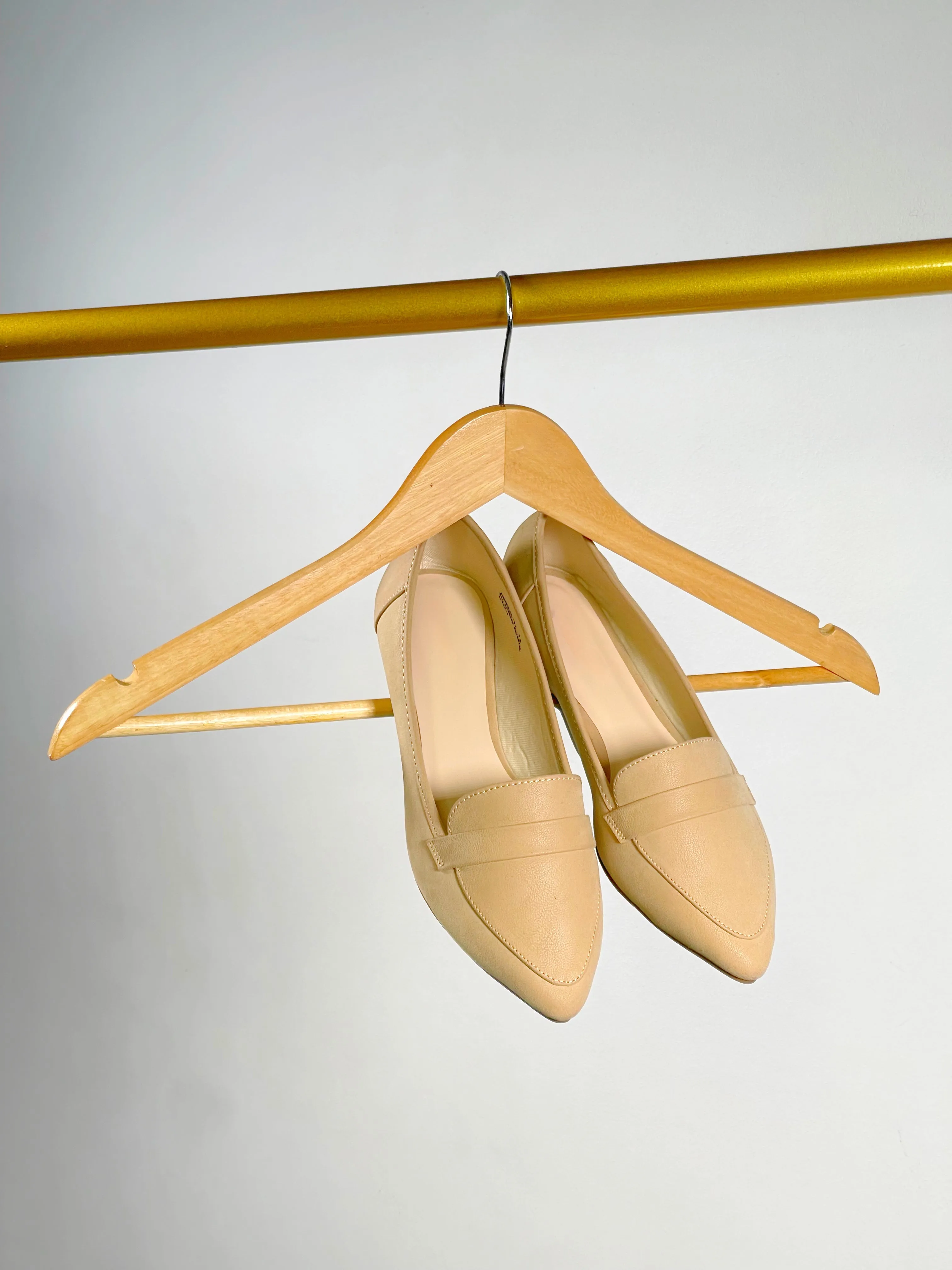 Taylor Flats- Nude Suede