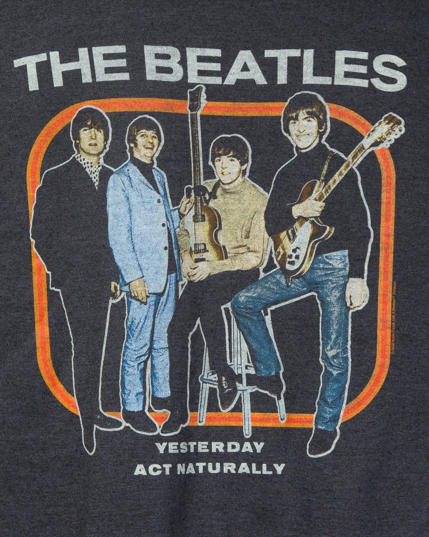 The Beatles Guitar Pose Flea Market Fleece