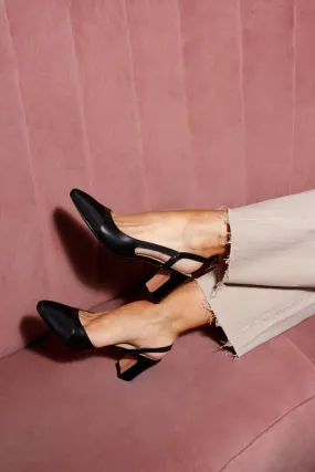 THE SIGNATURE SLINGBACK - BLACK