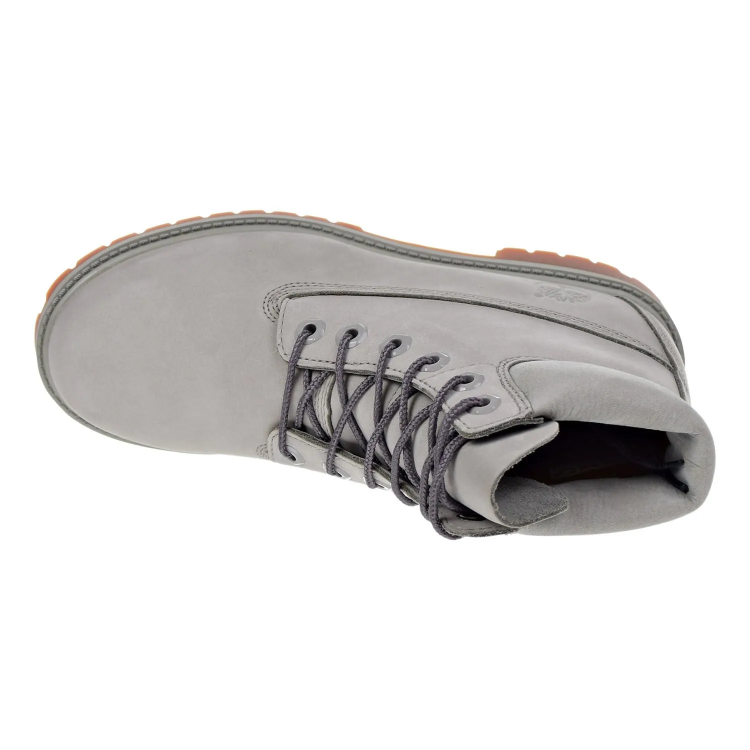 Timberland 6 Inch Premium Big Kid's Waterproof Boots Grey