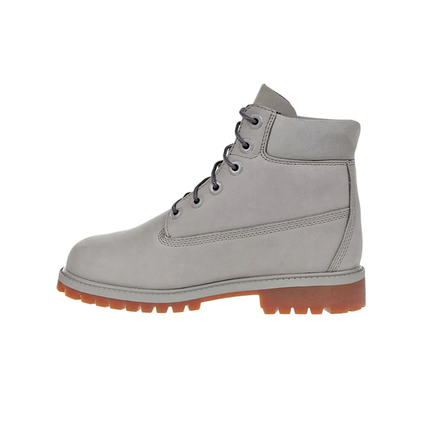 Timberland 6 Inch Premium Big Kid's Waterproof Boots Grey