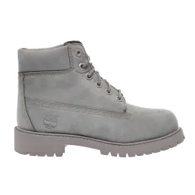 Timberland  6 Inch Premium Little Kids Boots Grey Nubuck