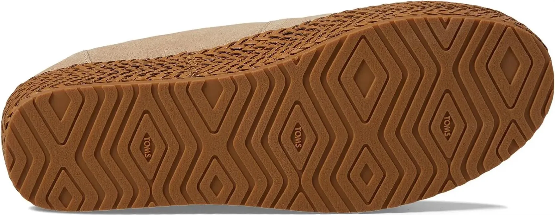 Toms Valencia Platform Oatmeal Suede Womens Espadrille Slipons