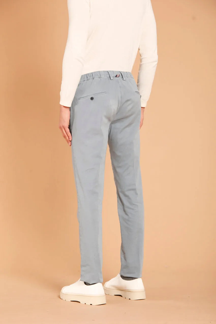 Torino City String pantalone chino uomo in gabardina slim fit