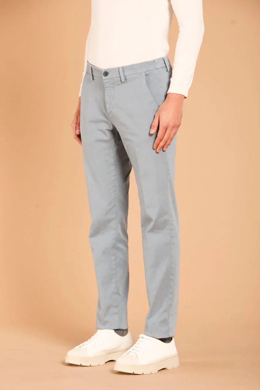 Torino City String pantalone chino uomo in gabardina slim fit
