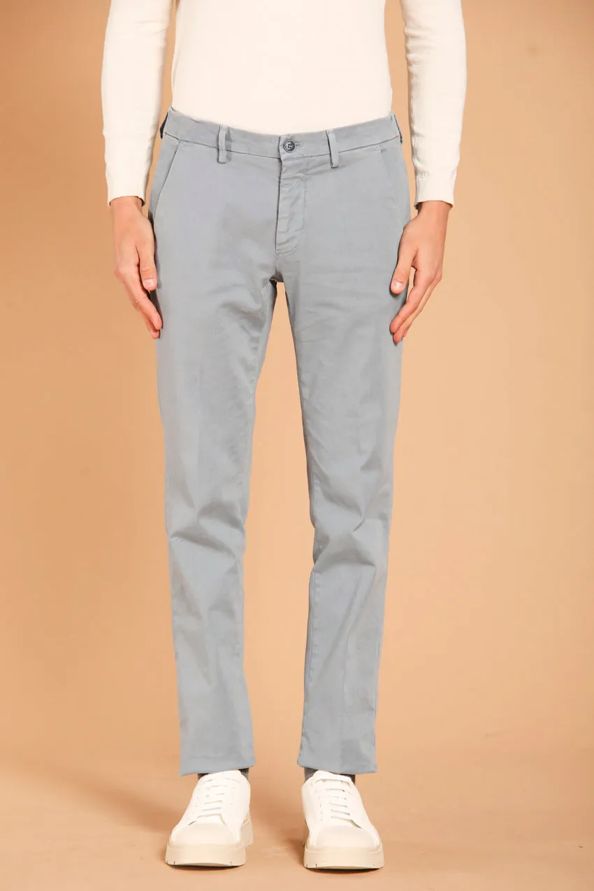 Torino City String pantalone chino uomo in gabardina slim fit