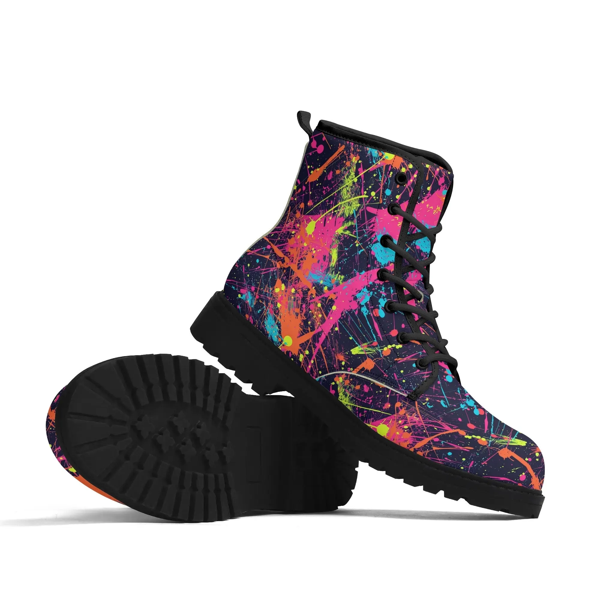 Treadz Signature Boots - Paint Splat