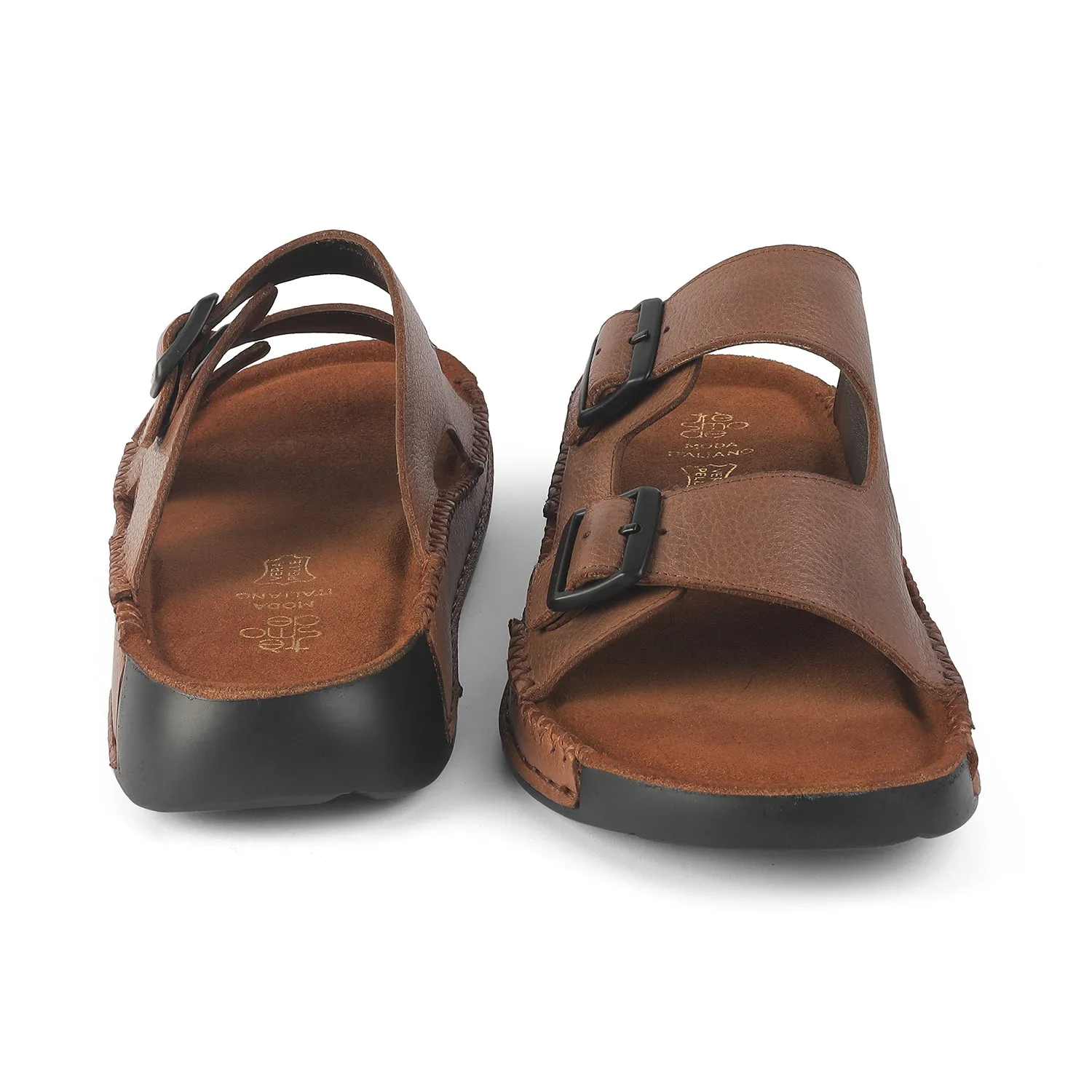 Tresmode Hagri Tan Men's Sandals