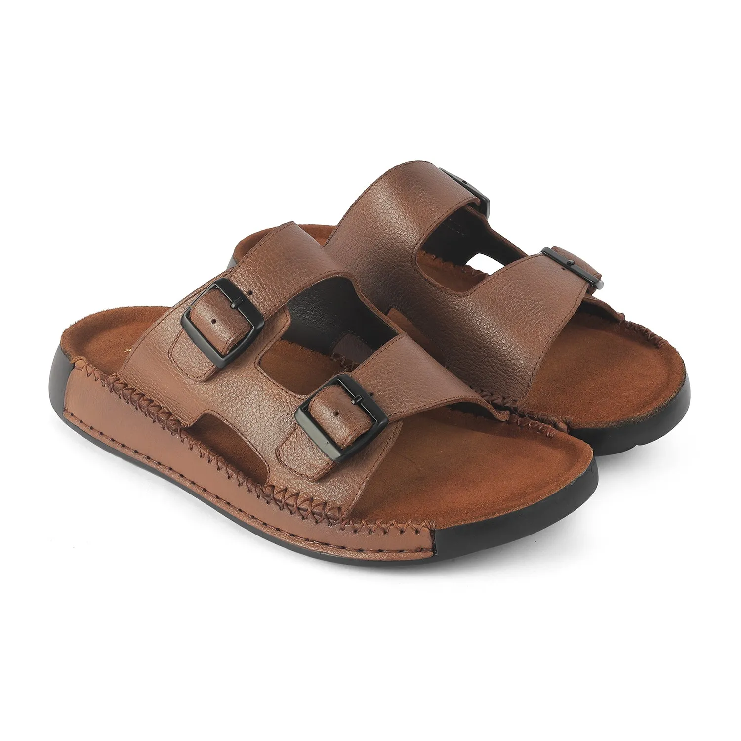 Tresmode Hagri Tan Men's Sandals