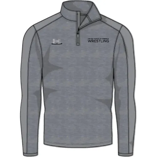 Under Armour Wrestling Steel USA Locker 1/4 Zip