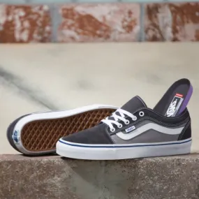 Vans Chukka Low Sidestripe Skateboard Shoe - Asphalt/Blue