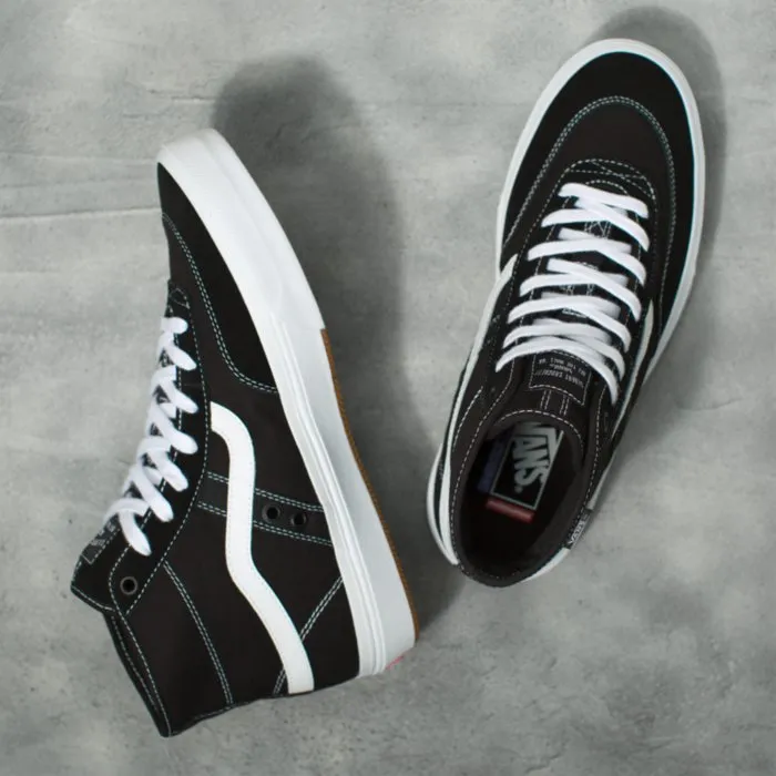 Vans Gilbert Crockett High Skateboard Shoe - Black/White