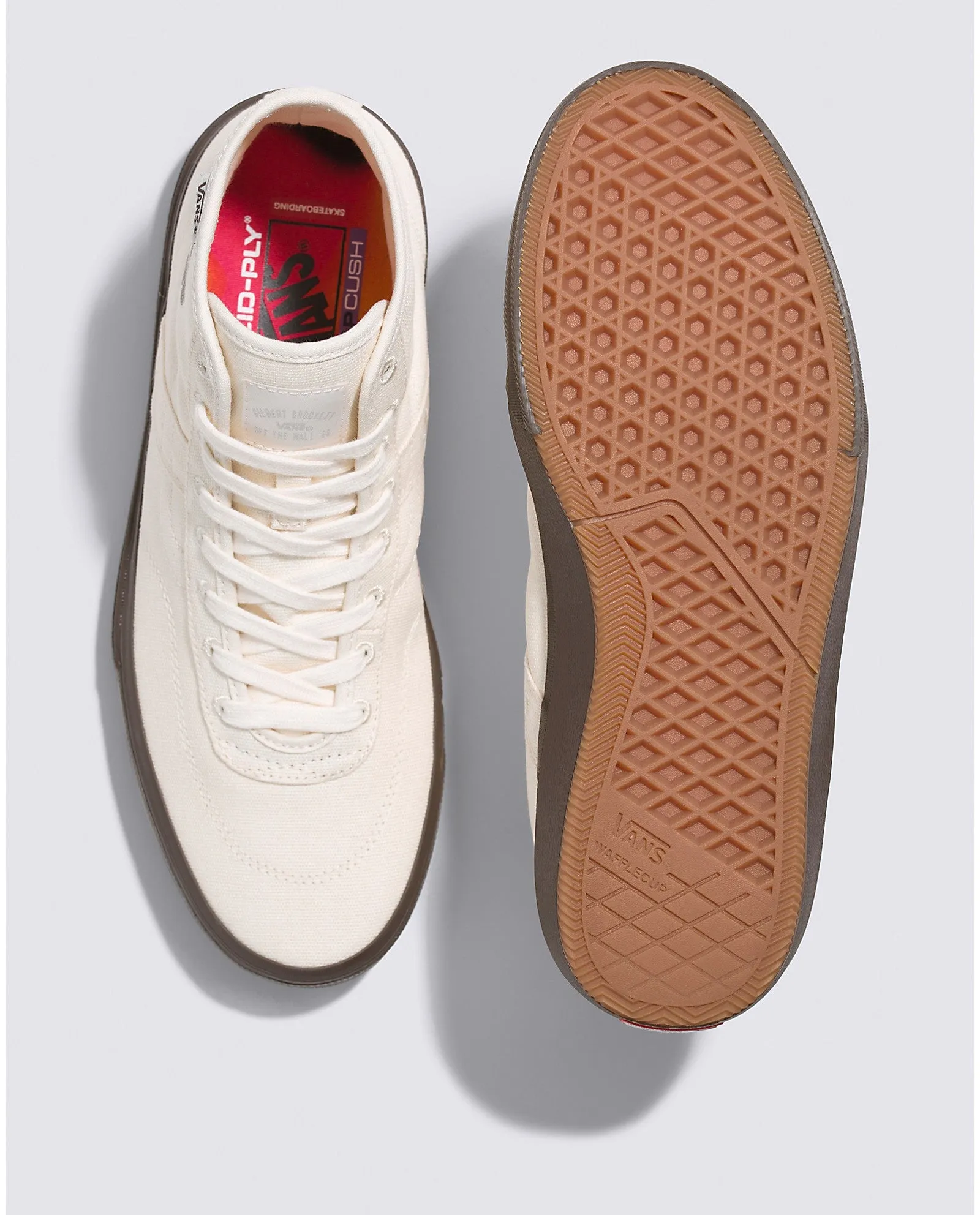 Vans Gilbert Crockett Quasi Deconstructed High Skateboard Shoe - White