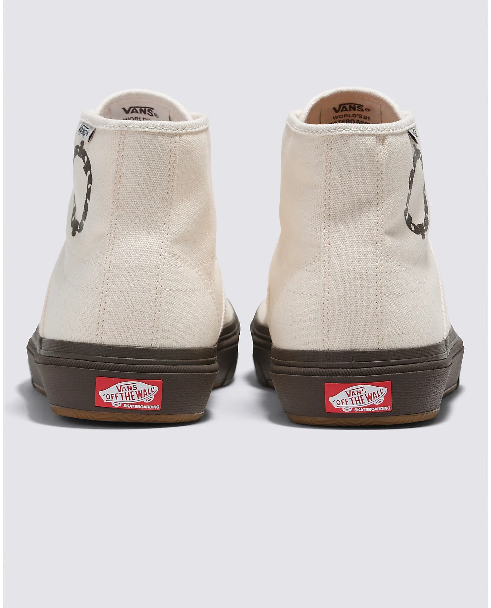 Vans Gilbert Crockett Quasi Deconstructed High Skateboard Shoe - White