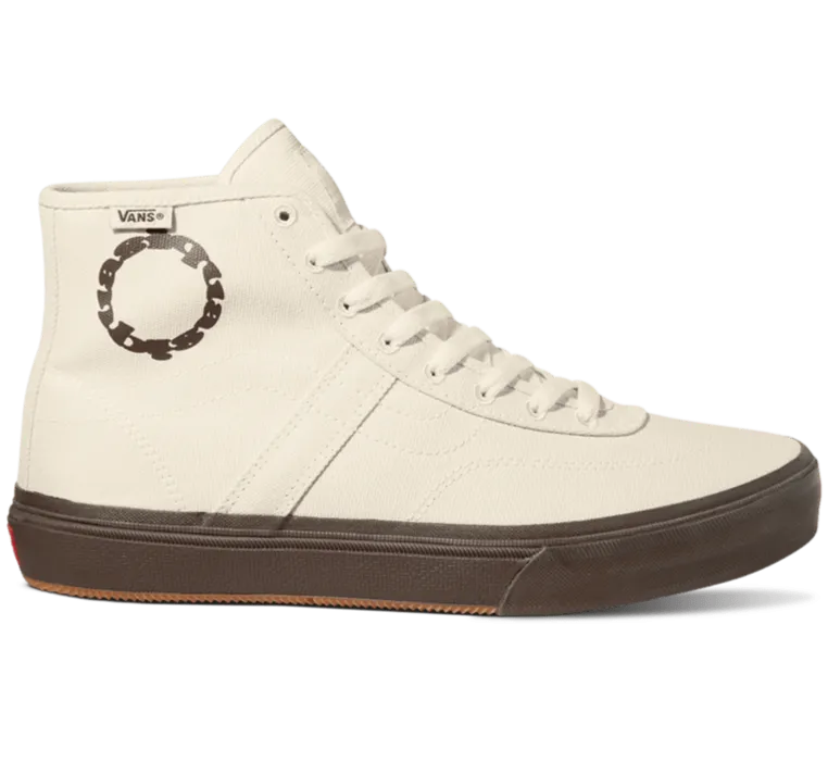 Vans Gilbert Crockett Quasi Deconstructed High Skateboard Shoe - White