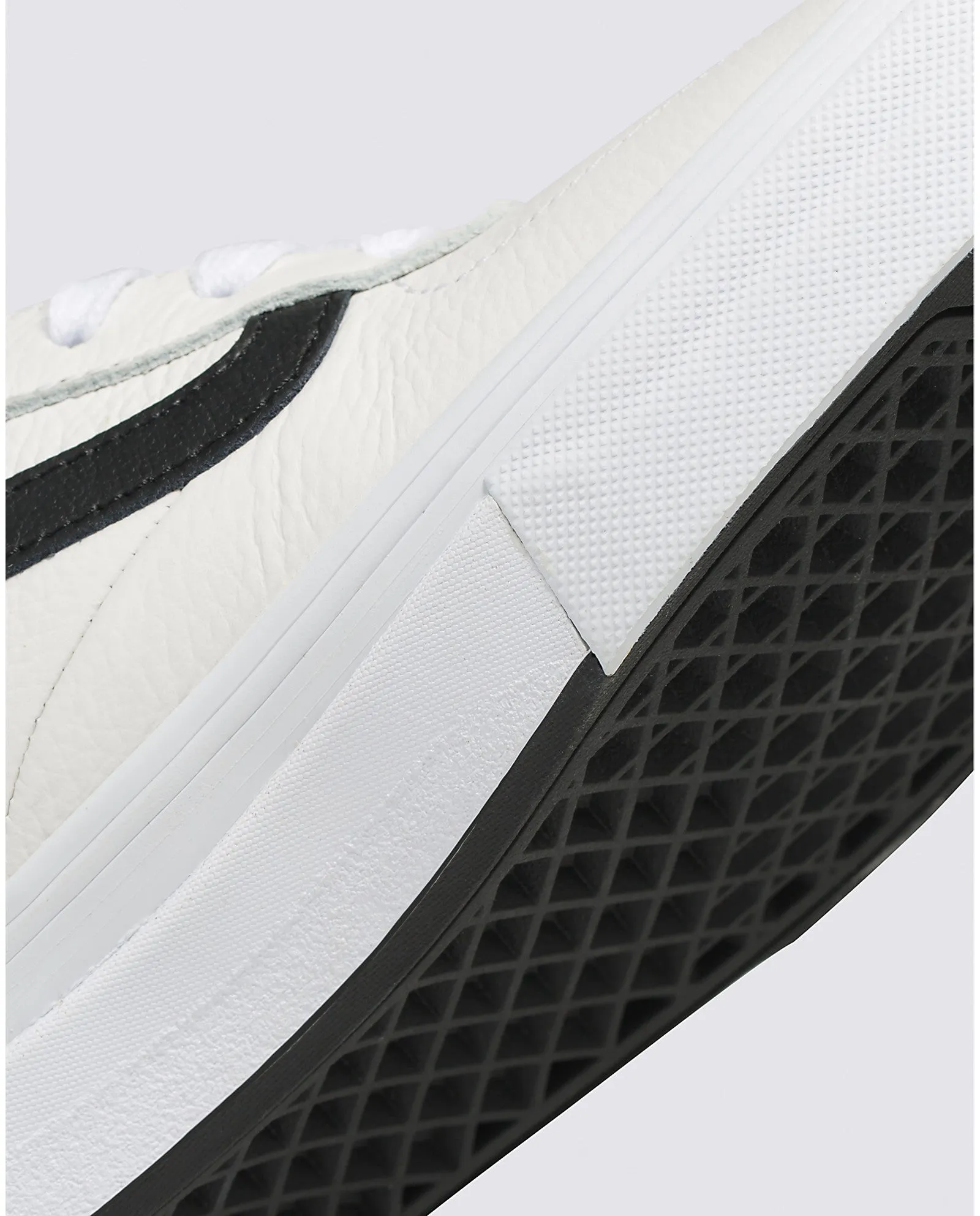 Vans Kyle Walker Leather Skateboard Shoe - True White/Black