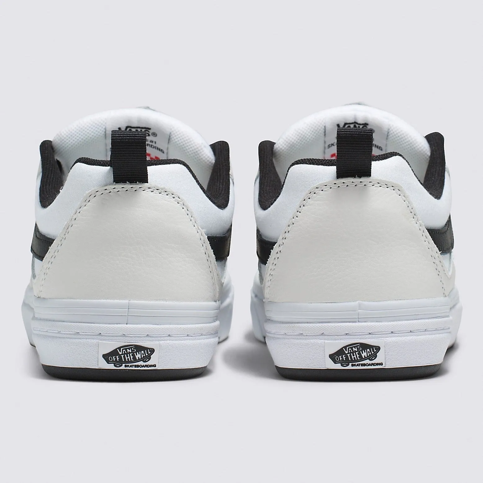Vans Kyle Walker Leather Skateboard Shoe - True White/Black