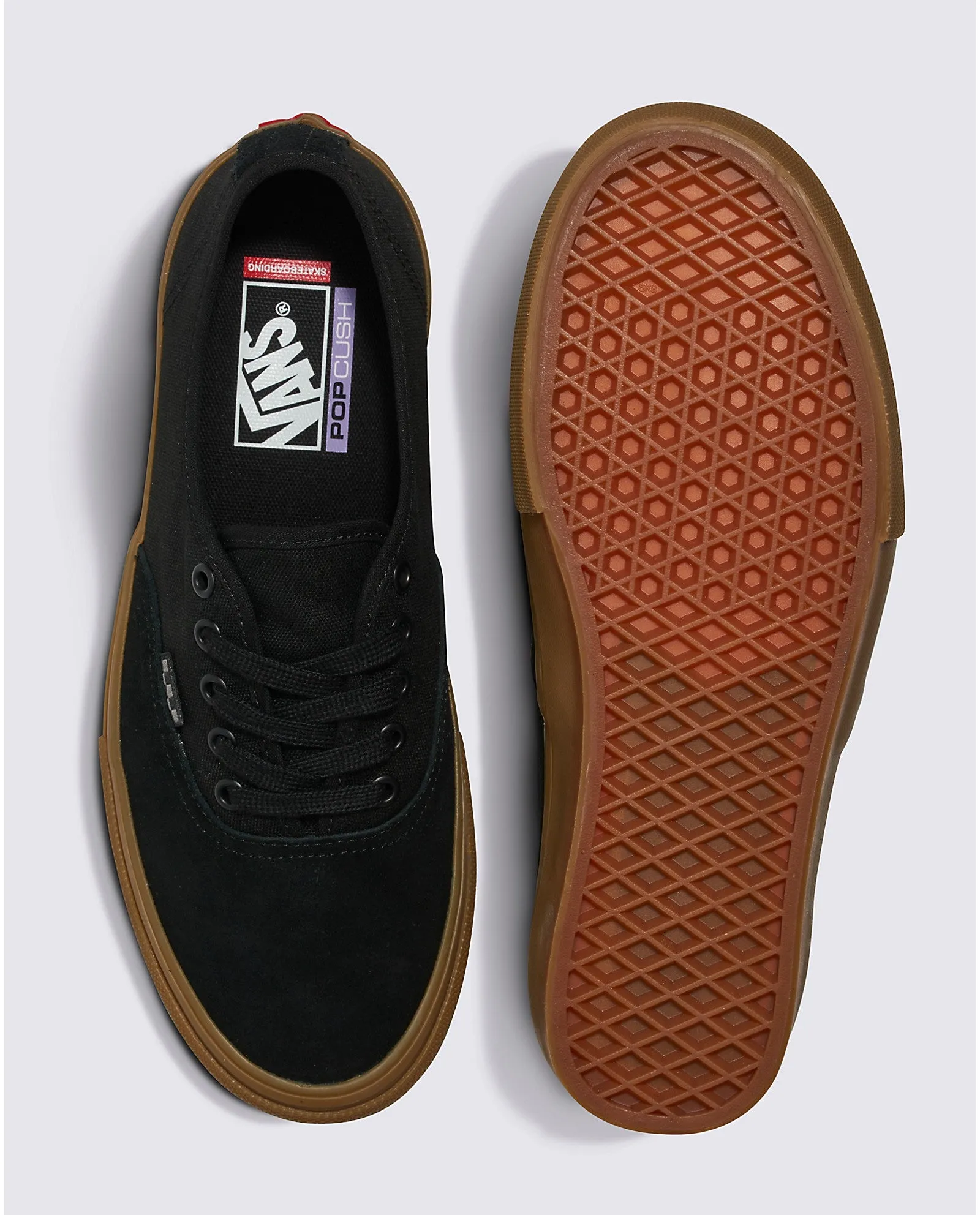 Vans Skate Authentic Skateboard Shoe - Black/Gum