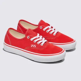 Vans Skate Authentic Skateboard Shoe - Red