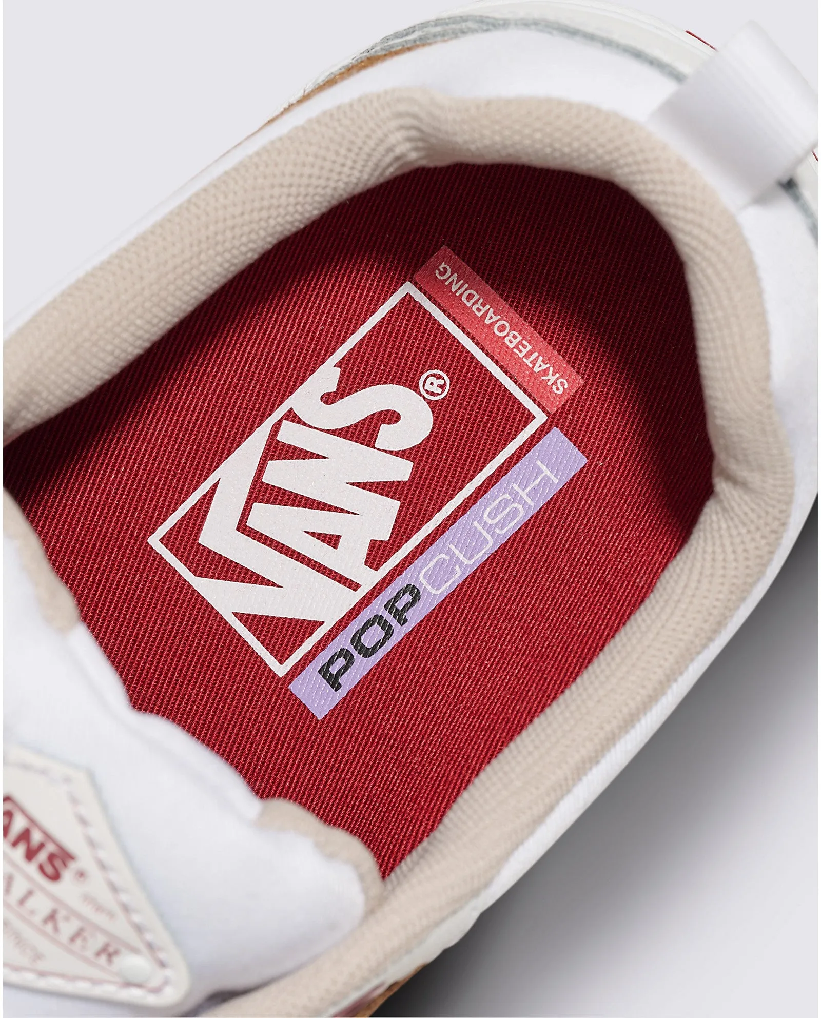 Vans Skate Kyle Walker Skateboard Shoe - White/Red