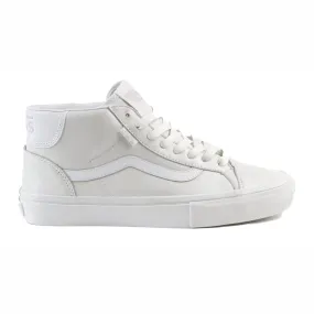 Vans Skate Mid Skool Skateboard Shoe - White(Pearl Leather)