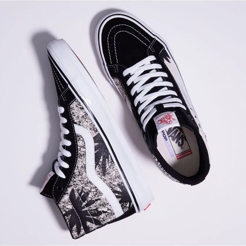 Vans Skate Sk8-Hi Grosso Reissue Skateboard Shoe - 88' Black/Palms