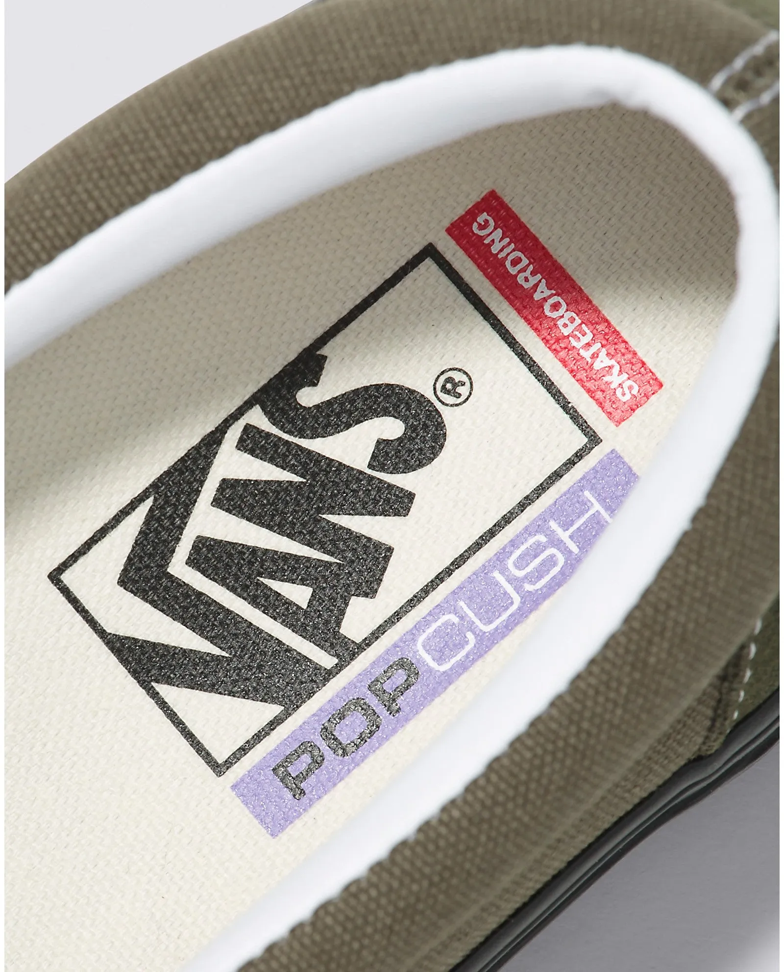 Vans Skate Slip-On Skateboard Shoe - Black/Grape Leaf