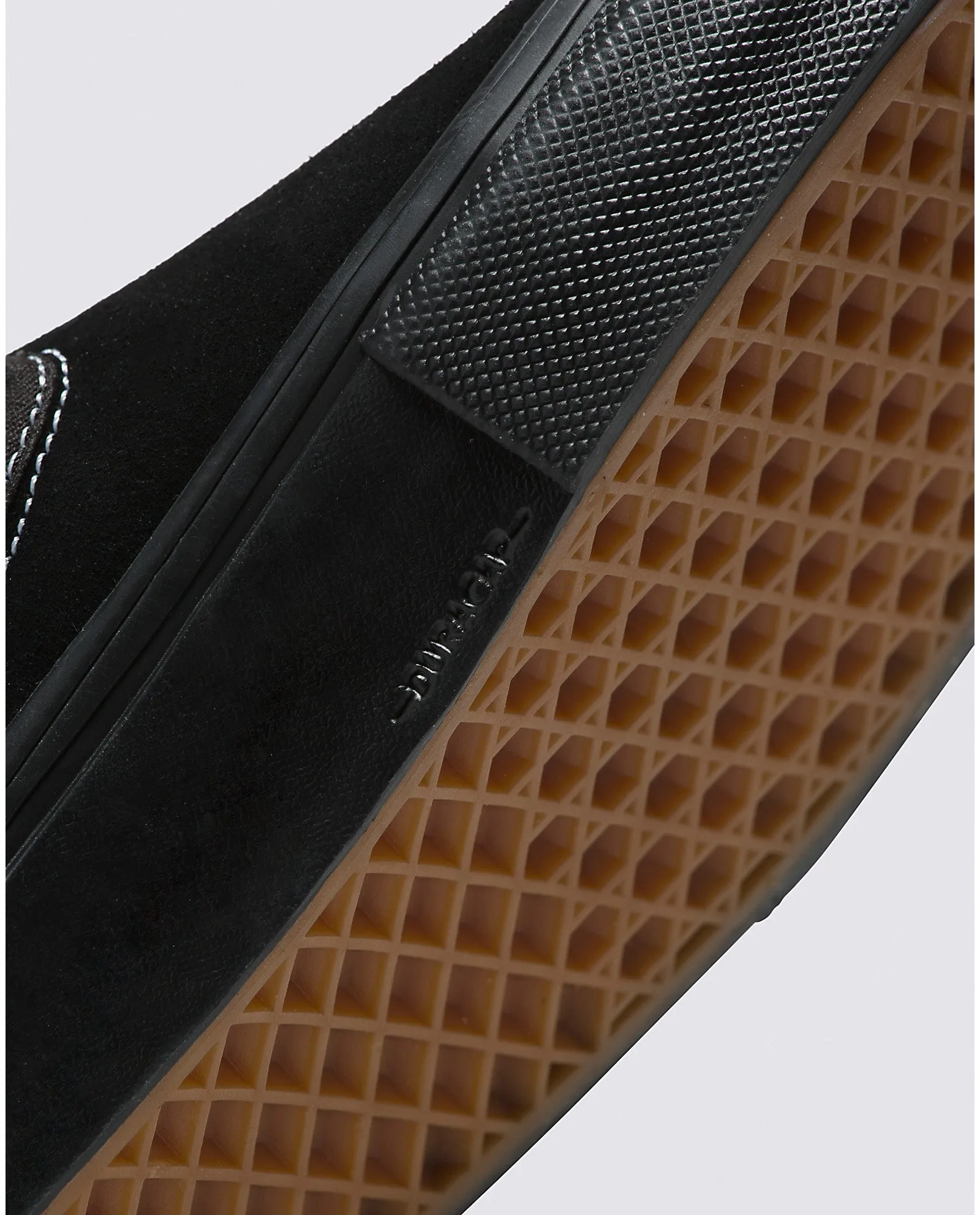 Vans Skate Slip-On Skateboard Shoe - Black/Grape Leaf