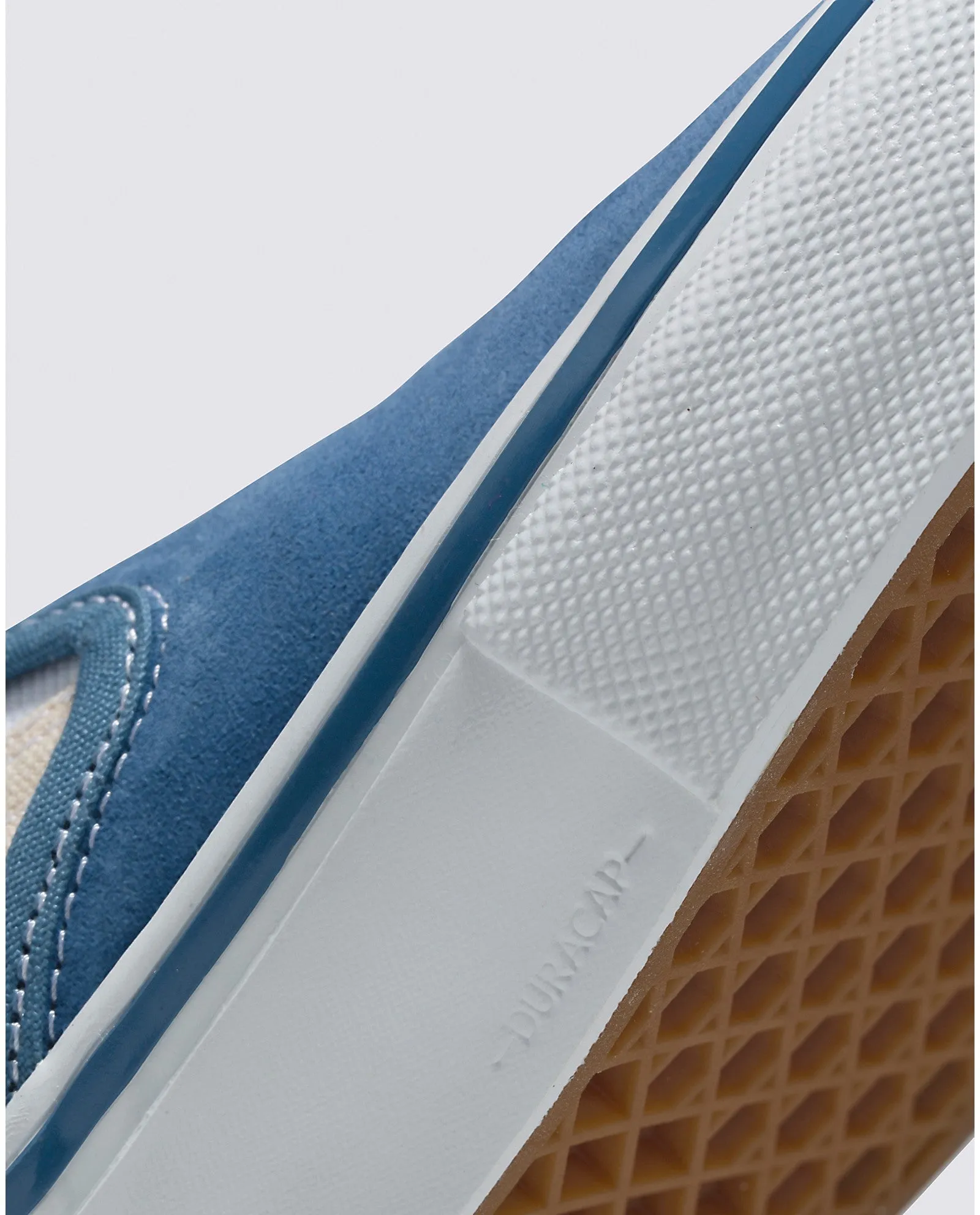 Vans Skate Slip-On Skateboard Shoe - Cream/Light Navy