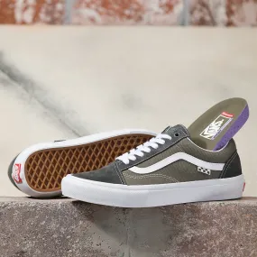 Vans Twill Skate Old Skool Skateboard Shoe - Grape Leaf